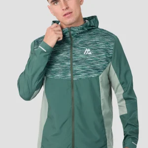 Trail Windbreaker - Green/Blue
