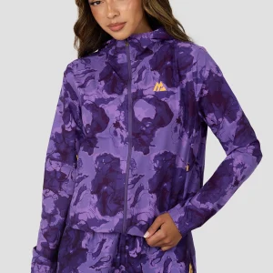 Fusion Print Windbreaker - Palazzo/Idaho Blue