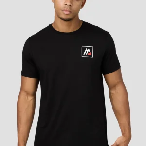 M Box Logo T-Shirt - Black