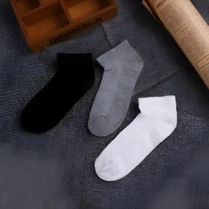 5 paires de chaussettes de cheville pour hommes respirantes