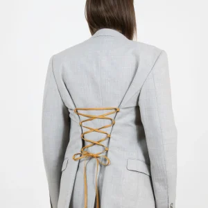 Blazer Corset Gris clair