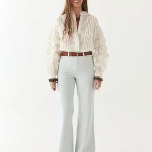 Pantalon EDNA - cargo bleu