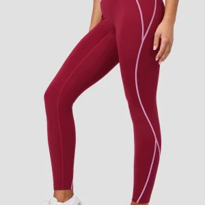 Accolade Legging - Dark Crimson/Rosella