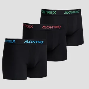 3 Pack Trail Boxer - Black/Red/Green/Blue