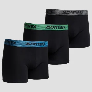 3 Pack Trail Boxer - Black/Grey/Blue/Grey