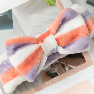 Bandeau à nœud rayé