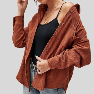 Chemise en Velours Femme