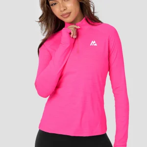 Fly 2.0 1/4 Zip - Neon Pink/Hibiscus/Fuchsia