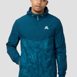 Geo M Print Windbreaker - Abyssal