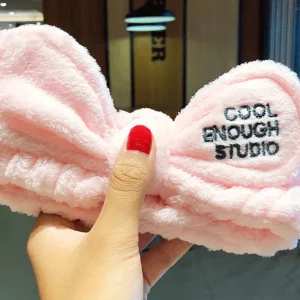 Bandeau en peluche avec nœud Cool Enough