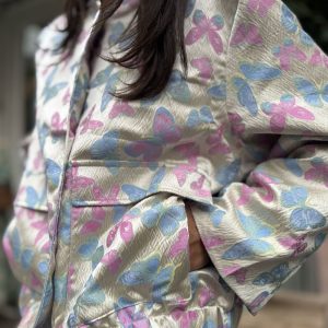 BLOUSON SATINE - Ms. BUTTERFLY
