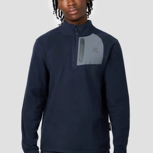 Ascent Polartec® Fleece - Midnight Blue/Slate Grey