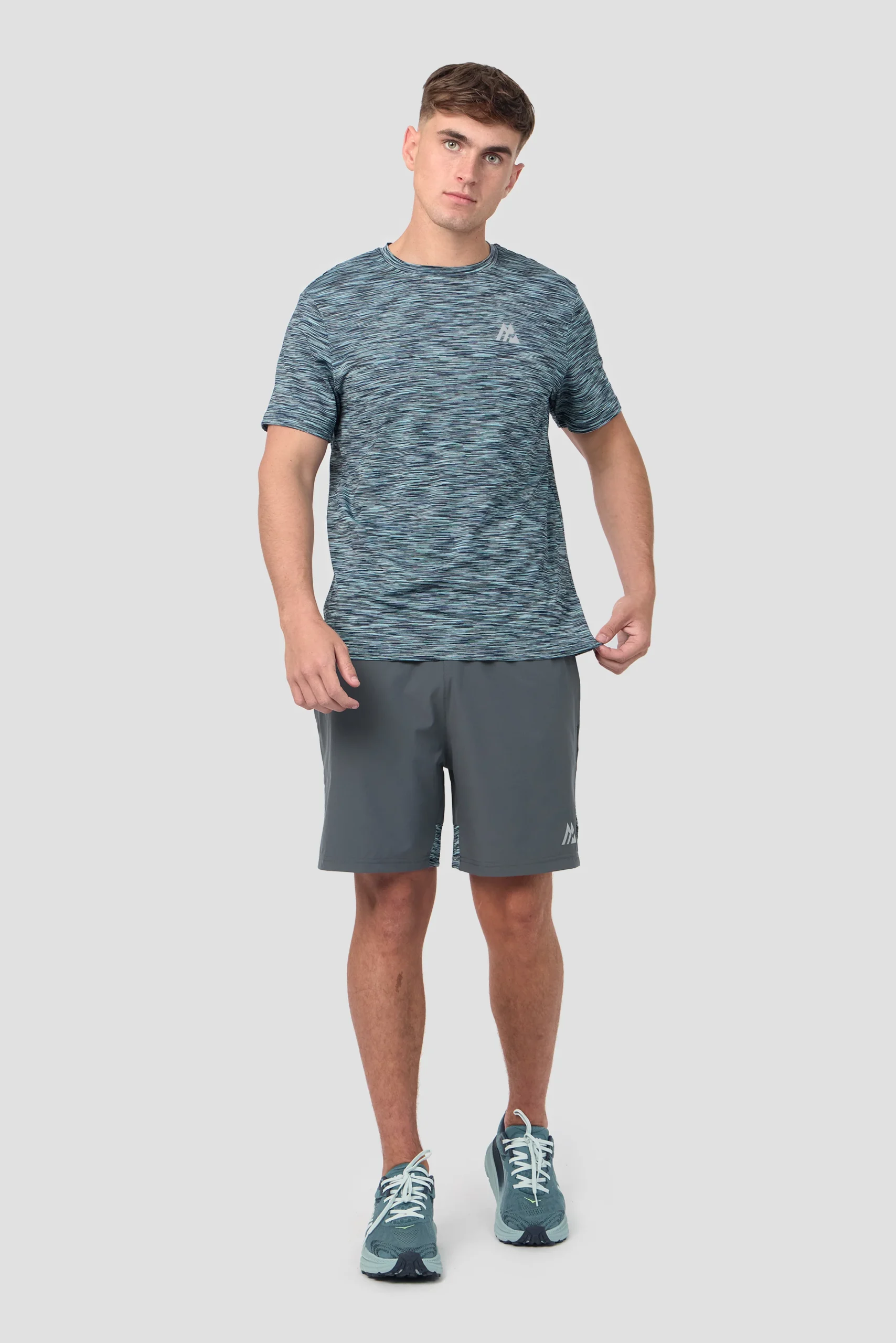 Trail T-Shirt - Grey/Blue/Navy – Image 3
