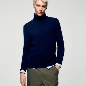 Pull Col Roulé Épais (H25 / HOMME / Navy)