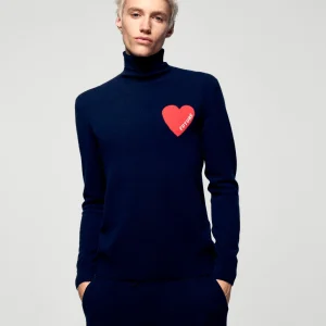 Col roulé Épais coeur (H25 / HOMME / Navy)