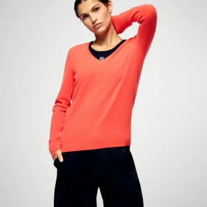 Pull Col V (H25 / FEMME / Cosmic Orange)