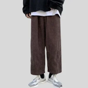 Pantalon Velours Marron Homme