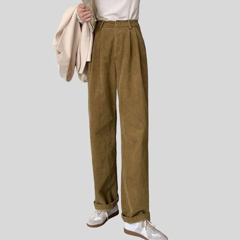 Pantalons Velours Femme