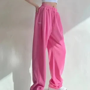 Pantalon large en velours côtelé à jambes larges