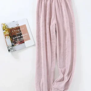 Pantalons velours longs et moelleux