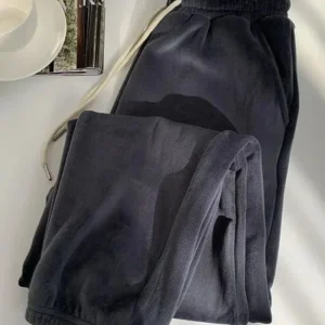 Pantalons en velours côtelé longs et confortables avec doublure chaude