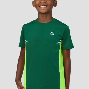 Boys Vortex T-Shirt - Sherwood/Neon Green