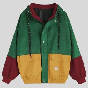 Veste Velour Cotelé Femme