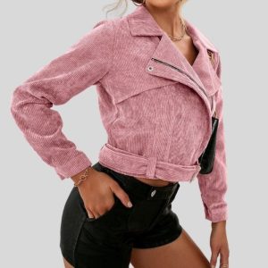 Veste Velour Rose