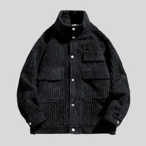 Veste a Grosse Cote en Velours