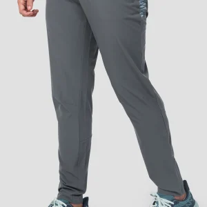 Trail Panel Running Pant - Grey/Blue/Navy