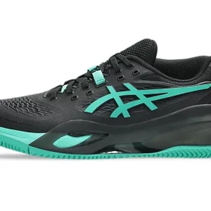CHAUSSURES ASICS GEL-RESOLUTION X CLAY BLACK/AURORA GREEN