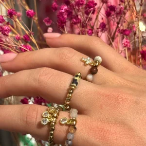 BAGUES KHARMARI - CELESTE X 4 FAUVE