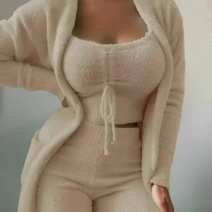 Ensemble de sommeil duveteux