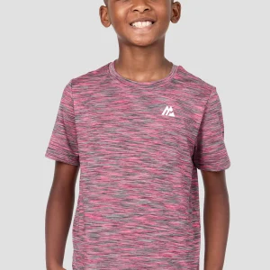 Boys Trail T-Shirt - Grey/Pink Multi