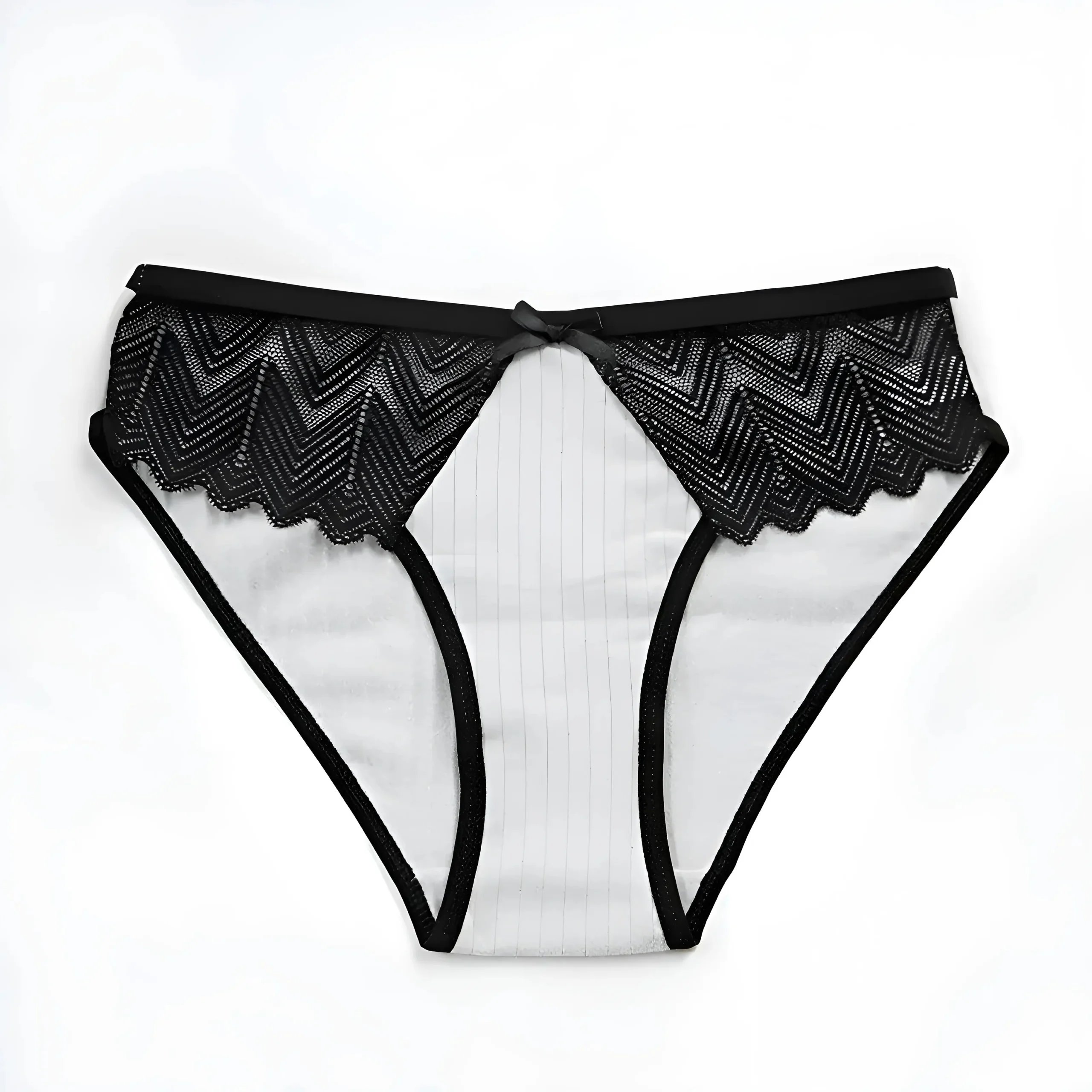 Collants à bordure en dentelle – Image 4