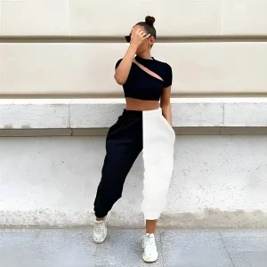 Ensemble de sport bicolore