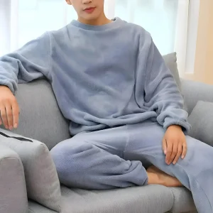 Pyjamas en polaire chaude pour hommes