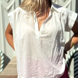 TUNIQUE BLANCHE SANS MANCHE - ELOISE