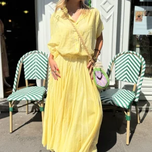 CHEMISIER JAUNE - STELLA