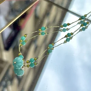 COLLIER PAMPILLE TURQUOISE PALOMA