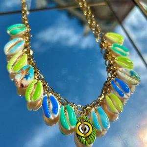 COLLIER BRELOQUE COQUILLAGE BAHIA