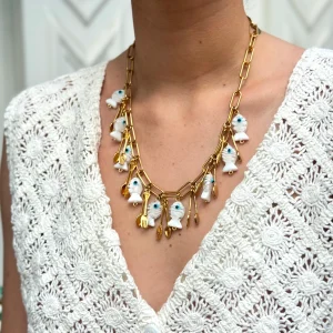 COLLIER KCHOUSH MAMIE ESTHER CHARMS ABONDANCE ET PROSPERITE