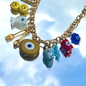 COLLIER KCHOUSH MAMIE RENE 9 CHARMS GUERISON PROSPERITE