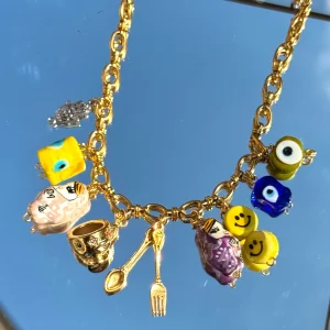 COLLIER KCHOUSH CHARMS PROSPERITE PARTAGE ET MAIN DE FATIMA