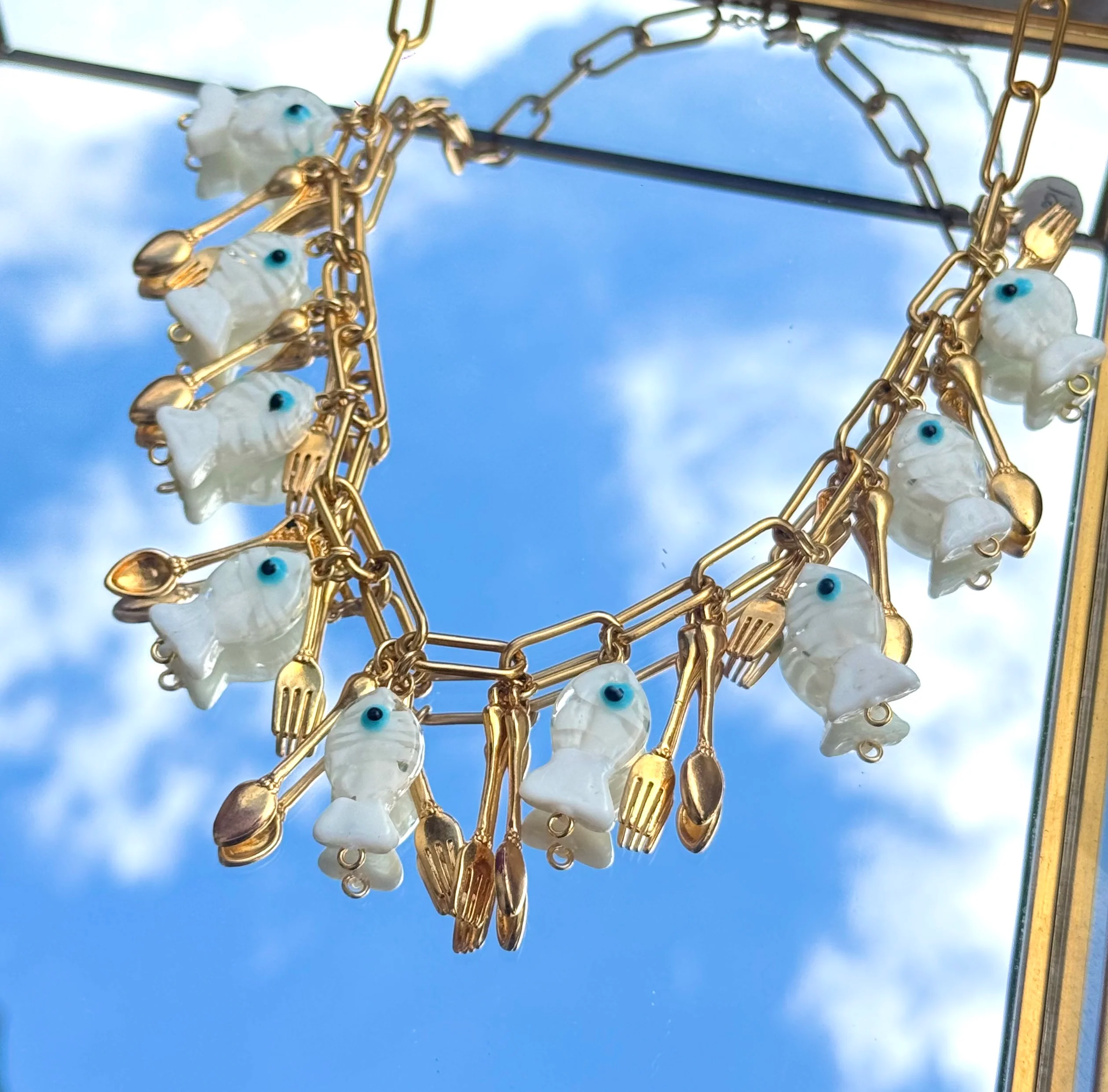 COLLIER KCHOUSH MAMIE ESTHER CHARMS ABONDANCE ET PROSPERITE – Image 2