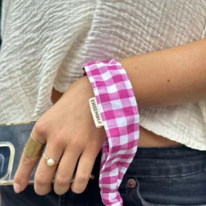 CORDON DE TELEPHONE MAIN VICHY ROSENSEMBLE CREATION