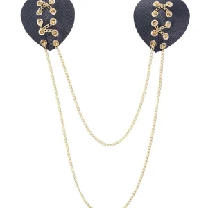 Autocollants décoratifs en forme de cœur avec chaînes