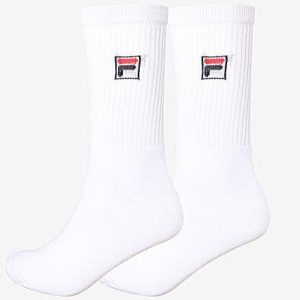 LOT 2 CHAUSSETTES FILA DE TENNIS BLANCHES
