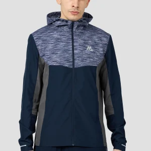 Trail Windbreaker - Navy/Grey/Purple Multi