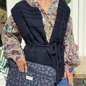 GILET SANS MANCHE - BLEU MARINE - EXCLU WEB